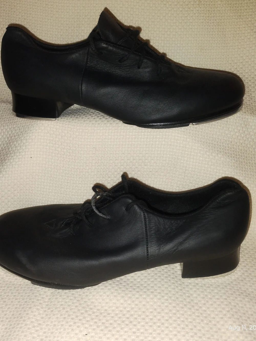 Bloch Shockwave #2 Black Women's Leather Tap Shoes Size 7